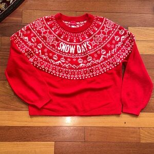 Red SnowDays Sweater
